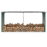 Capannone da Giardino in Acciaio Zincato 330x92x153cm Verde