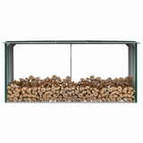 Capannone da Giardino in Acciaio Zincato 330x92x153cm Verde