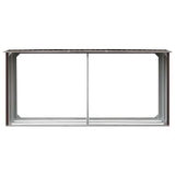 Capannone da Giardino in Acciaio Zincato 330x92x153cm Marrone