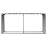 Capannone da Giardino in Acciaio Zincato 330x92x153cm Marrone