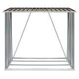 Capannone da Giardino in Acciaio Zincato 163x83x154 cm Marrone