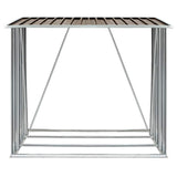 Capannone da Giardino in Acciaio Zincato 163x83x154 cm Marrone