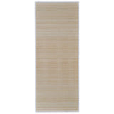 Tappeti Rettangolari in Bambù Naturale 2 pz 120x180 cm