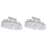 Lampade da Soffitto Ellissoidali 2 pz Paralume in Vetro E14