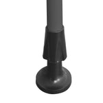 Tenda da Sole Retrattile Manuale LED 200 cm Bianca e Arancione