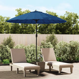 Ombrellone da Giardino con Palo in Alluminio 270 cm Azzurro