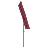 Ombrellone da Giardino con Palo in Alluminio 180x110 cm Bordò