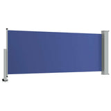 Tenda Laterale Retrattile per Patio 100x300 cm Blu