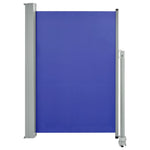 Tenda Laterale Retrattile per Patio 120x300 cm Blu