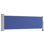 Tenda Laterale Retrattile per Patio 80x300 cm Blu