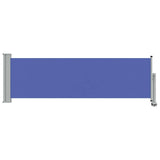 Tenda Laterale Retrattile per Patio 80x300 cm Blu