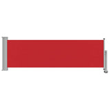 Tenda Laterale Retrattile per Patio 80x300 cm Rosso