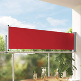 Tenda Laterale Retrattile per Patio 80x300 cm Rosso