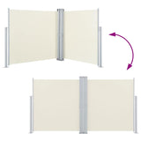 Tenda da Sole Laterale Retrattile Crema 140x600 cm