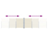 Tenda da Sole Laterale Retrattile Crema 140x600 cm