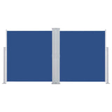 Tenda da Sole Laterale Retrattile Blu 140x600 cm