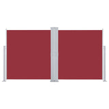 Tenda da Sole Laterale Retrattile Rossa 140x600 cm