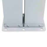 Tenda da Sole Laterale Retrattile Rossa 120x1000 cm