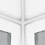 Tendone per Feste con 4 Pareti in Rete 4x4 m Bianco