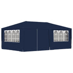 Gazebo Professionale con Pareti 4x6 m Blu 90 g/m