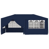 Gazebo Professionale con Pareti 4x6 m Blu 90 g/m