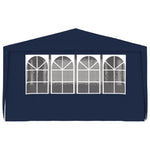 Gazebo Professionale con Pareti 4x6 m Blu 90 g/m