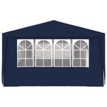 Gazebo Professionale con Pareti 4x9 m Blu 90 g/m