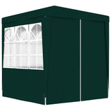 Gazebo Professionale con Pareti 2x2 m Verde 90 g/m