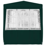 Gazebo Professionale con Pareti 2x2 m Verde 90 g/m