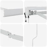 Tenda da Sole Bianco 4,5  3 m Metallo