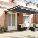 Tenda da Sole Bianco 4,5  3 m Metallo