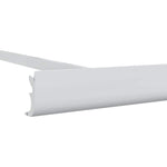 Tenda da Sole Bianco 5 x 3 m Metallo