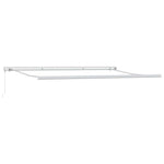 Tenda da Sole Bianco 5 x 3 m Metallo