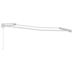 Tenda da Sole Bianco 5 x 3 m Metallo
