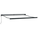 Tenda da Sole Antracite 3 x 2,5 m Metallo