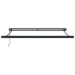 Tenda da Sole Antracite 3 x 2,5 m Metallo
