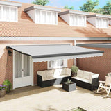 Tenda da Sole Antracite 4,5  3 m Metallo