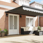 Tenda da Sole Antracite 4,5  3 m Metallo