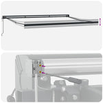 Tenda da Sole Antracite 4,5  3 m Metallo