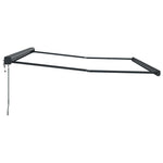 Tenda da Sole Antracite 4,5  3 m Metallo