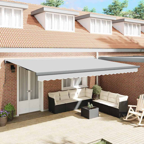 Tenda da Sole Antracite 4,5  3 m Metallo