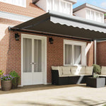 Tenda da Sole Antracite 4,5  3 m Metallo