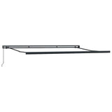 Tenda da Sole Antracite 4,5  3 m Metallo