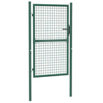 Cancello per Recinzione in Acciaio 100x150 cm Verde