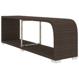 Set Divani da Giardino 8 pz con Cuscini in Polyrattan Marrone