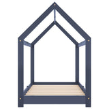 Giroletto per Bambini Grigio in Massello di Pino 70x140 cm