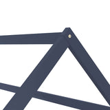 Giroletto per Bambini Grigio in Massello di Pino 70x140 cm