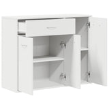 Credenza Bianca 88x30x70 cm in Legno truciolato
