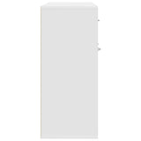 Credenza Bianca 88x30x70 cm in Legno truciolato