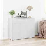 Credenza Bianca 88x30x70 cm in Legno truciolato